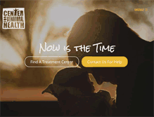 Tablet Screenshot of centerforbehavioralhealth.com